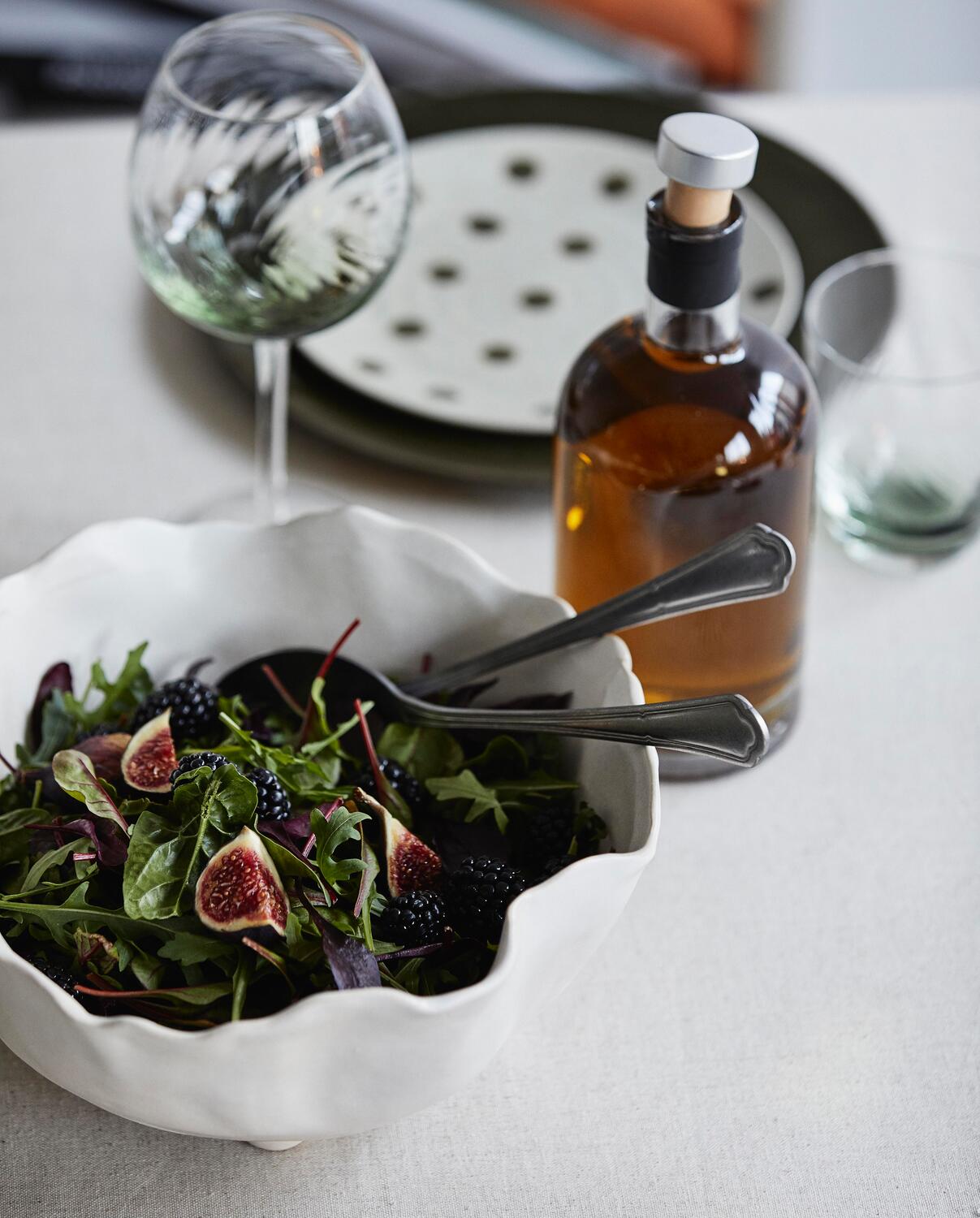 Kauai skål med fødder, Small - offwhite